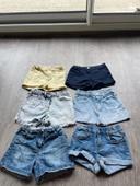 Short en jeans fille 4 ans