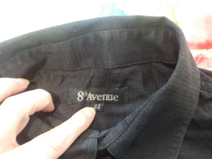 CHEMISE NOIRE "8th AVENUE" T44 - photo numéro 3