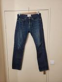 Jeans coupe droite Sandro marine taille W29 | FR 38