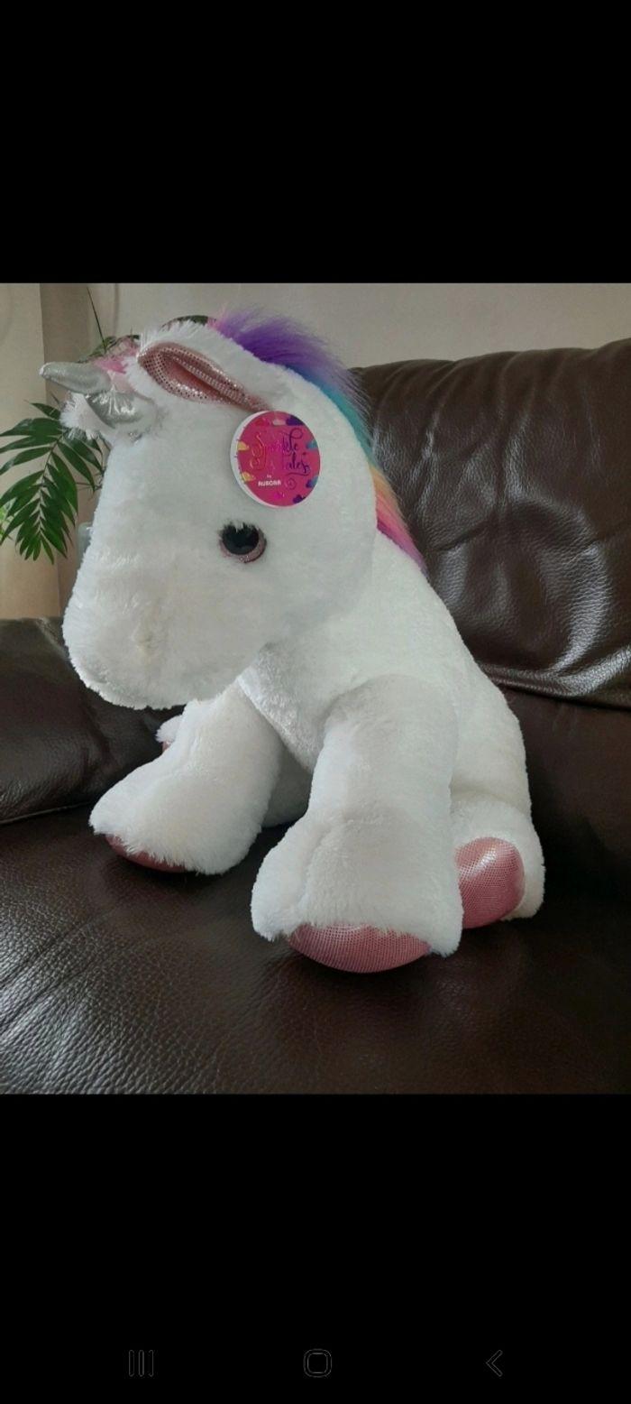 Peluche neuve licorne