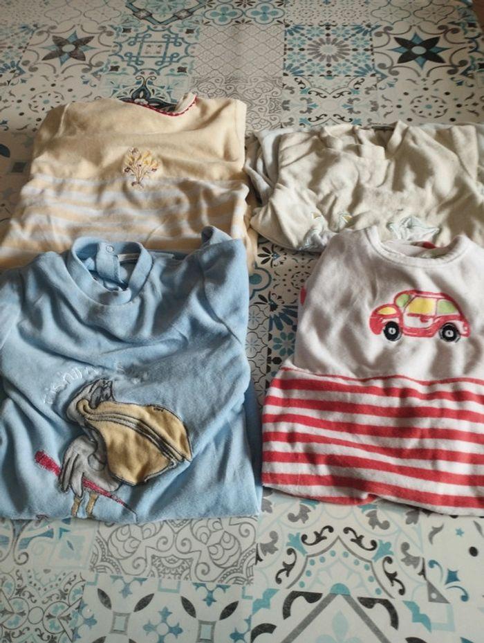 Lot de 4 pyjamas 12 mois - photo numéro 1