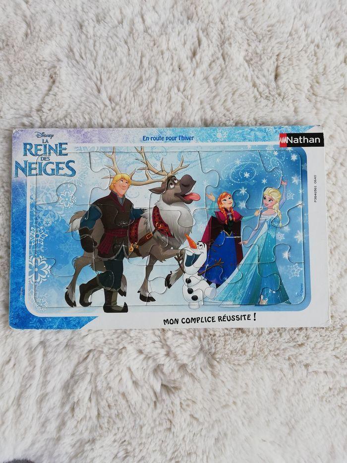 Lot de puzzles Reine des neiges - photo numéro 3