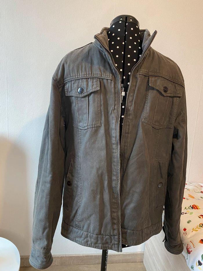 Veste harrington gris pour homme La Halle taille XL - photo numéro 2