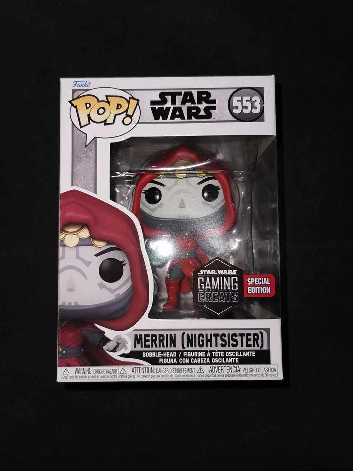 Figurine Funko Pop / Merrin (Nightsister) N°553 / Star Wars / Gaming Greats Spécial édition - photo numéro 1