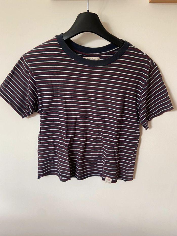 Tee-shirt rayé Pull&Bear taille S - photo numéro 1