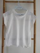 Beau top blanc, taille 38/40