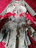 Lot blouse tunique 4-5 ans