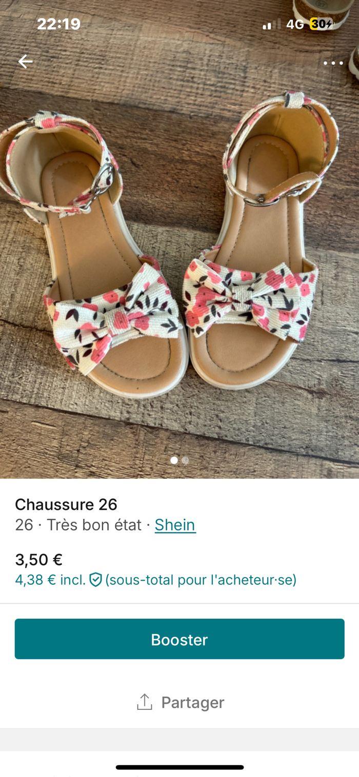 Chaussure pointure 26