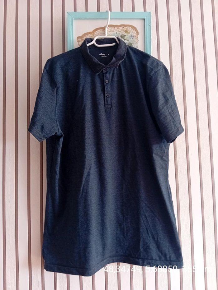 Polo noir taille XL de chez Gémo - photo numéro 1