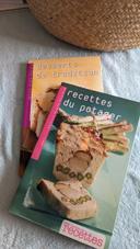 Lot de 2 livres de cuisine Recettes du Potager et Desserts de tradition