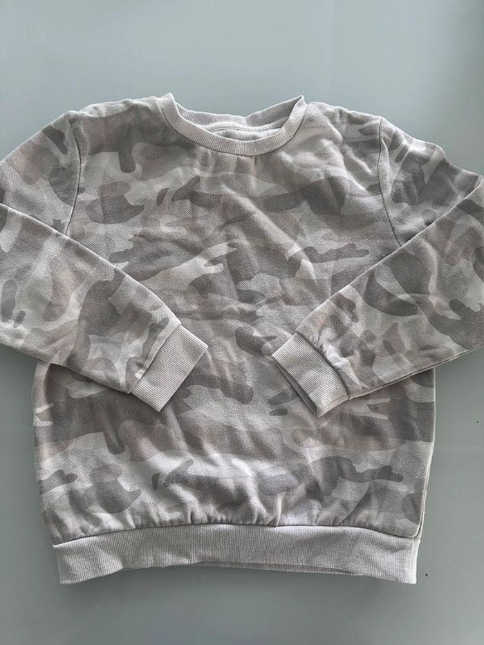 Pull camouflage garçon 8 ans