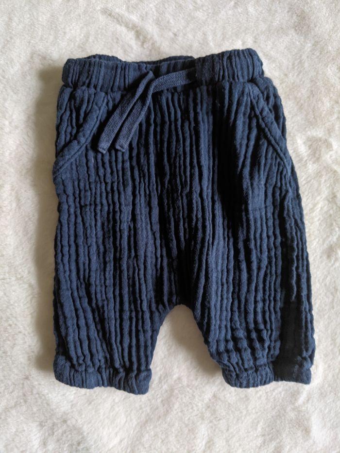 Pantalon léger gaze de coton - naissance - photo numéro 1