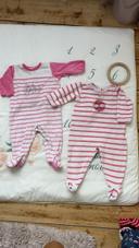 Lot pyjamas fille petit bateau