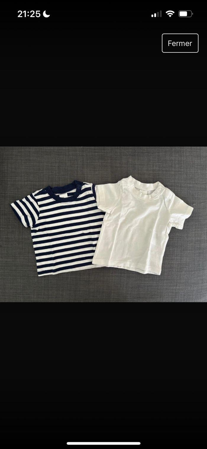 Lot de 2 t-shirts bébé