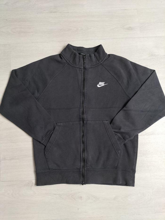 Sweatshirt zippé Nike noir - photo numéro 1