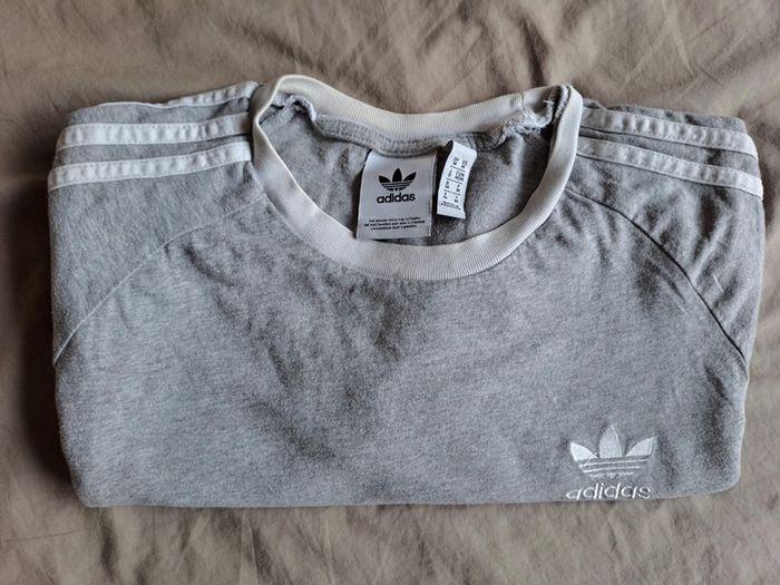 Tee shirt adidas gris - photo numéro 14