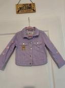 Veste  jeans  denim  violet  Zara -  3  ans 98cm