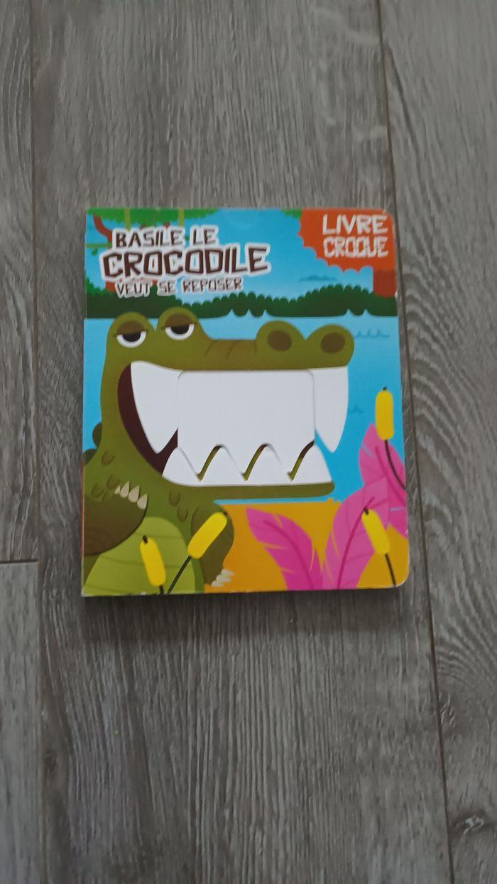 Livre croque Basile le crocodile - photo numéro 1