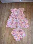 Ensemble robe + bloomer 18 mois baby club