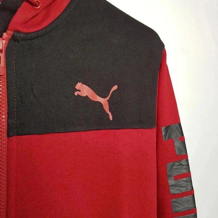 Gilet à capuche Puma Rouge et Noir - photo numéro 4