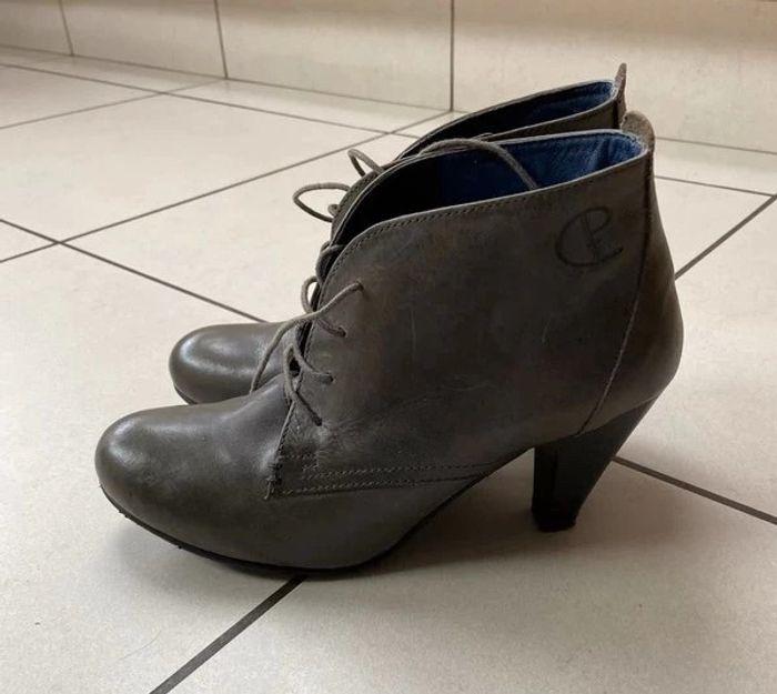 Inception by Blue Haven boots cuir gris t.36 Neuves - photo numéro 5