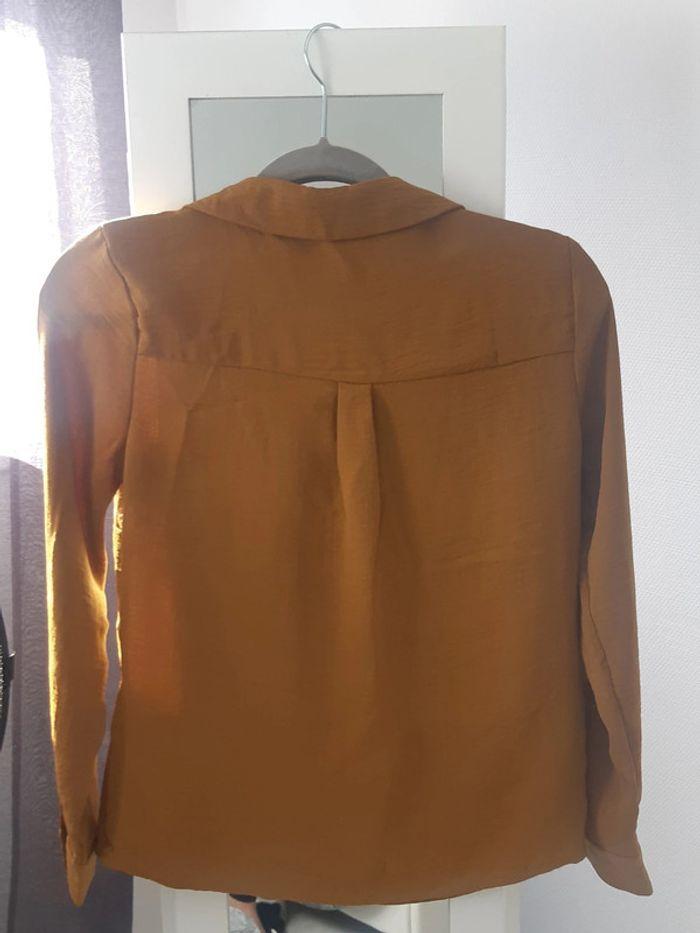 Blouse couleur ocre taille XS - photo numéro 2