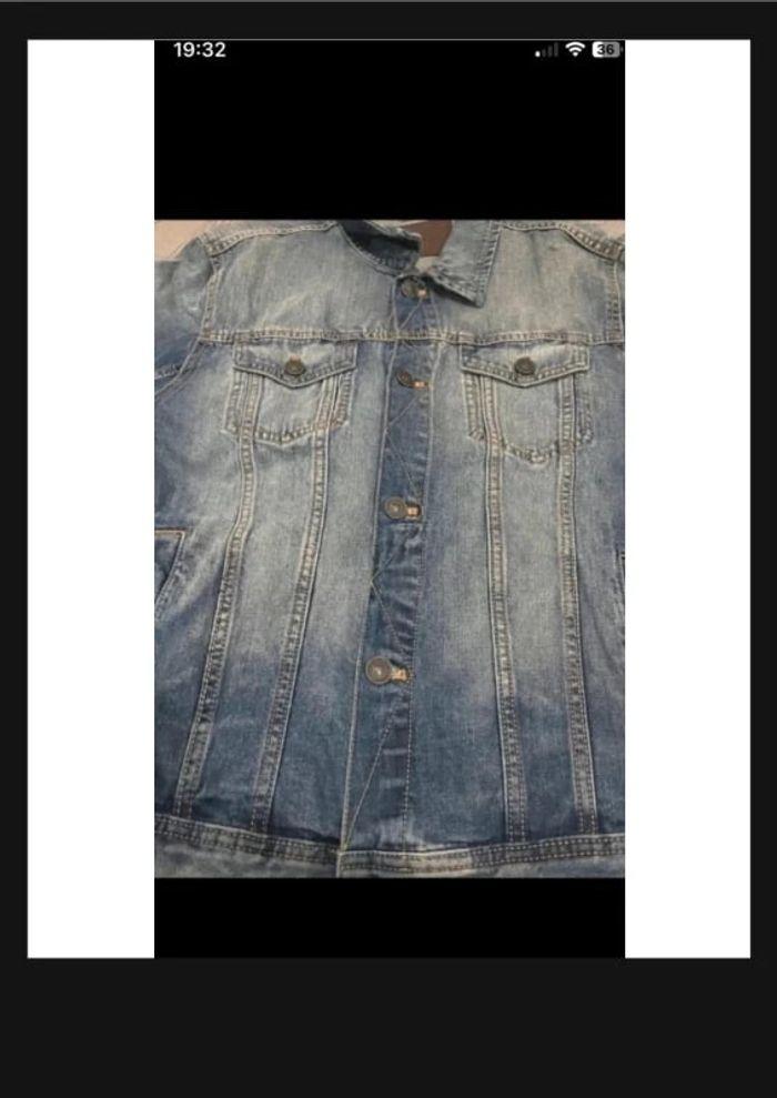 Veste homme en jean taille L - photo numéro 3