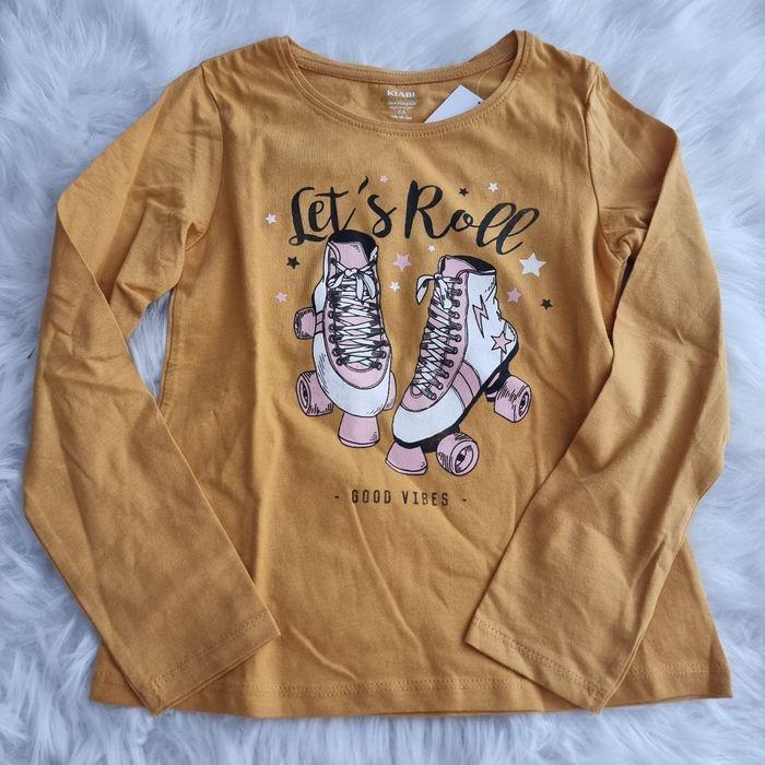 NEUFS (NON PORTÉS)🤩🤩 😍🩷🩷 lot trois  Tee-shirts ML 8 ans fille🩷🩷 - photo numéro 4