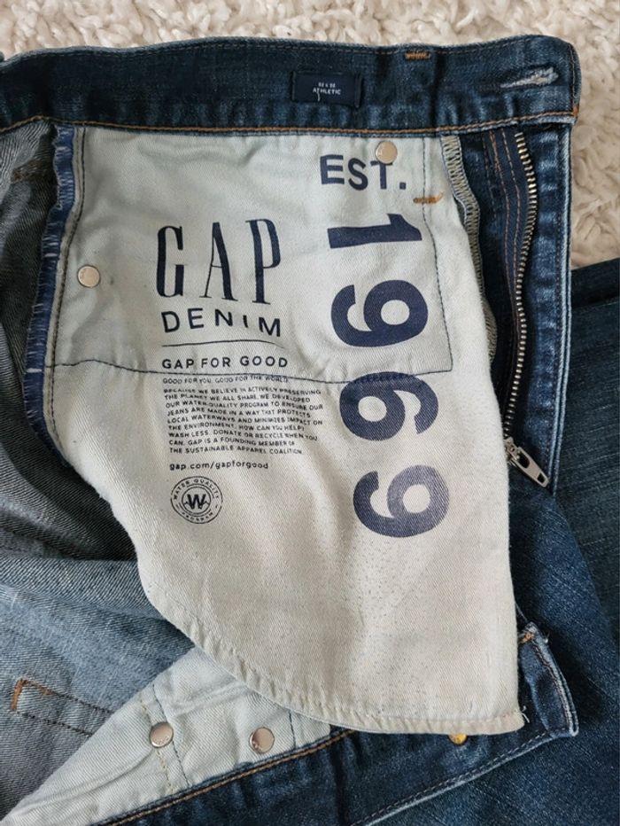 Jean droit bleu foncé Gap Taille 42 - photo numéro 7