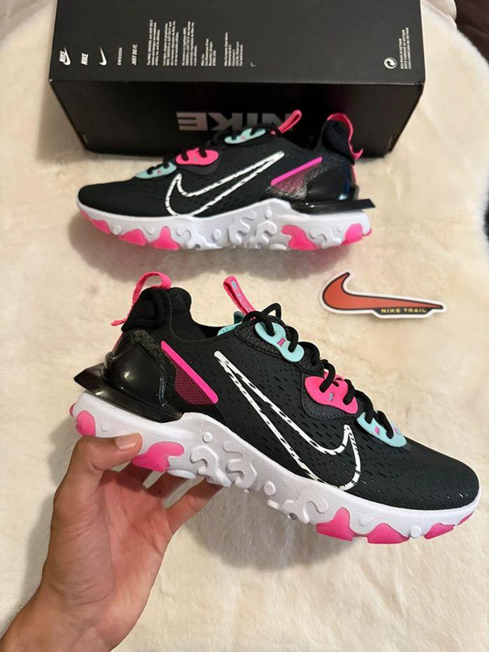 Nike React Vision White Pink - photo numéro 6