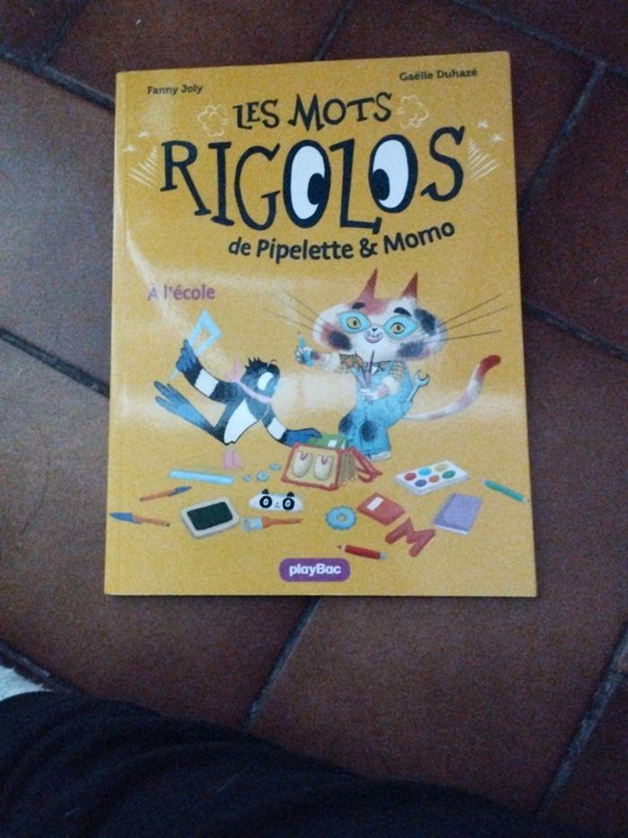 Livre les mots rigolos de pipilette et momo - photo numéro 1