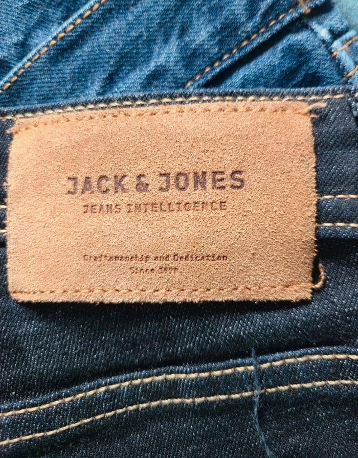 Jeans demim slim bleu w27 l32 jack & jones - photo numéro 4