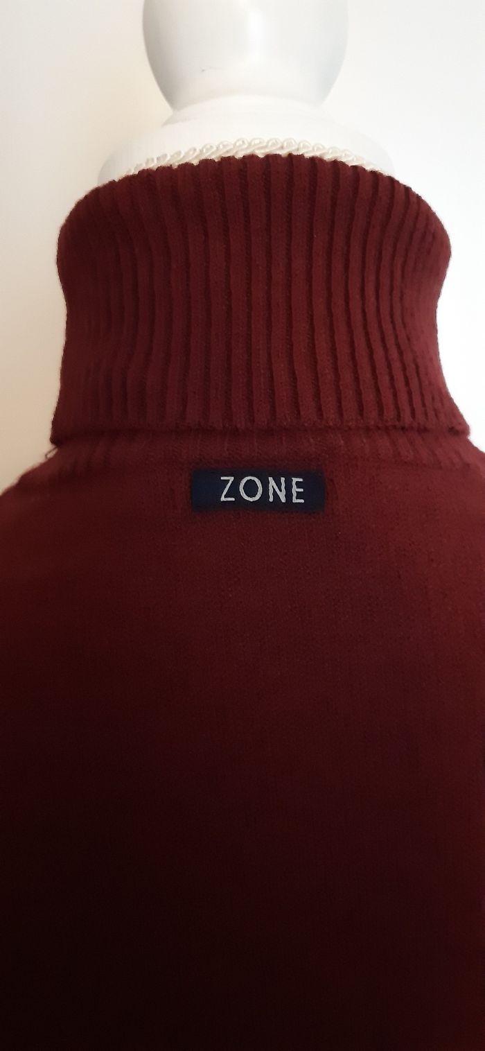 Pull sans manche bordeaux - photo numéro 4