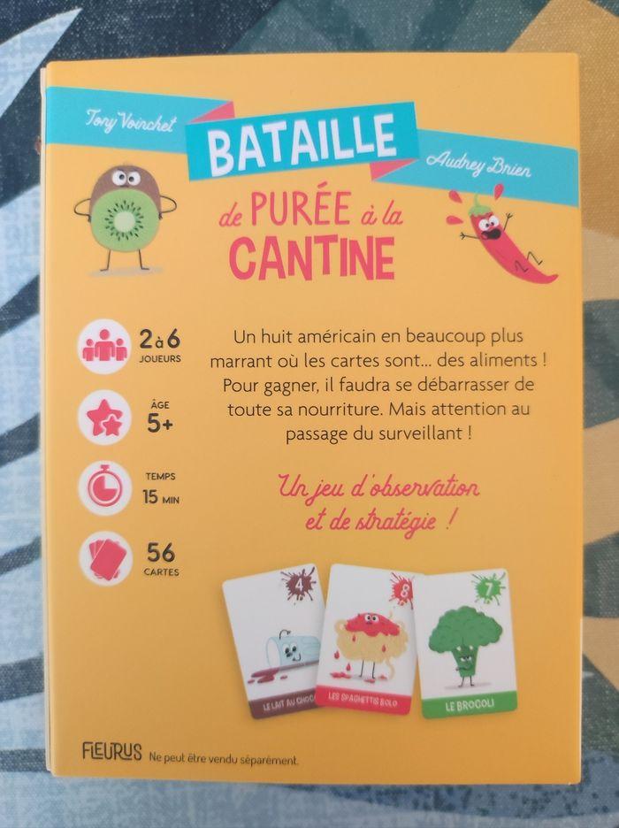 Jeu de cartes bataille de purée à la cantine - photo numéro 2