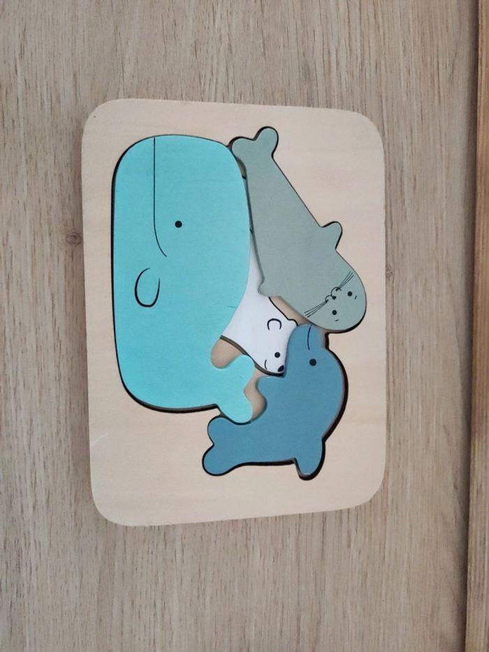 Puzzle en bois animaux - photo numéro 5