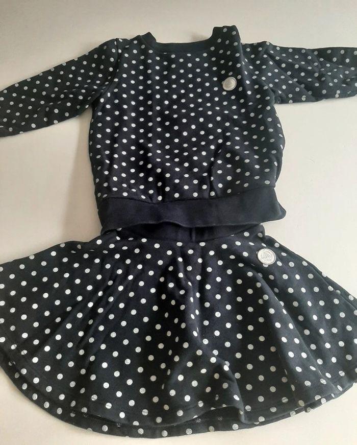 Ensemble Petit Bateau marine taille 3 ans / 98 cm - photo numéro 1