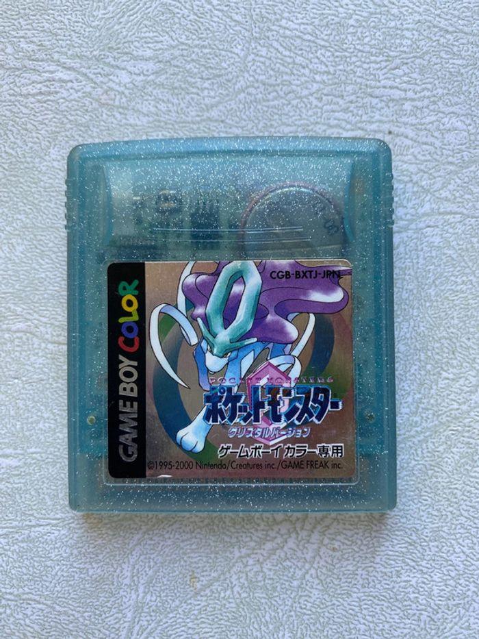 Jeu : Pokemon Cristal / Version Cristal (JAP) Nintendo Game Boy Color Gameboy gbc japan ntsc-j - photo numéro 1