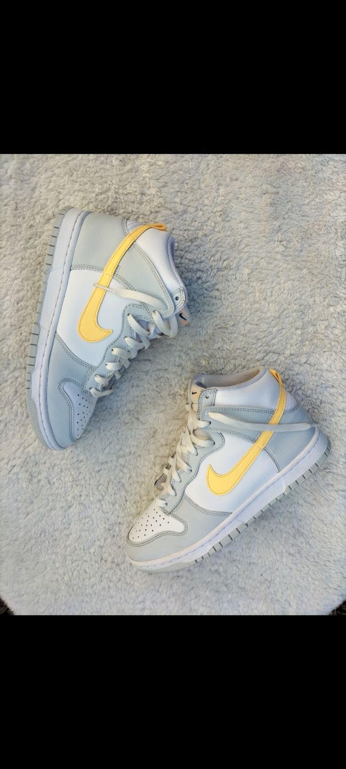 Nike dunk High "Pure Platinum" - photo numéro 4