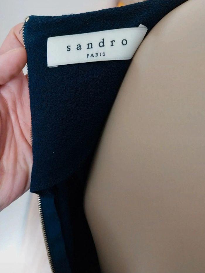 Robe Sandro bleue T36 - photo numéro 3