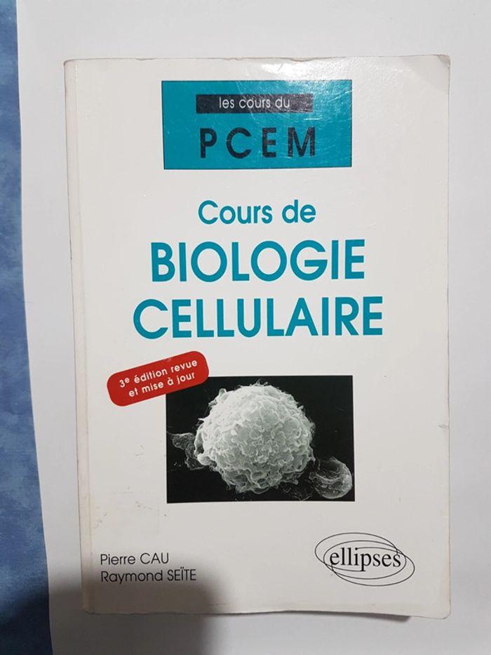 Cours de biologie cellulaire livre de médecine - photo numéro 1