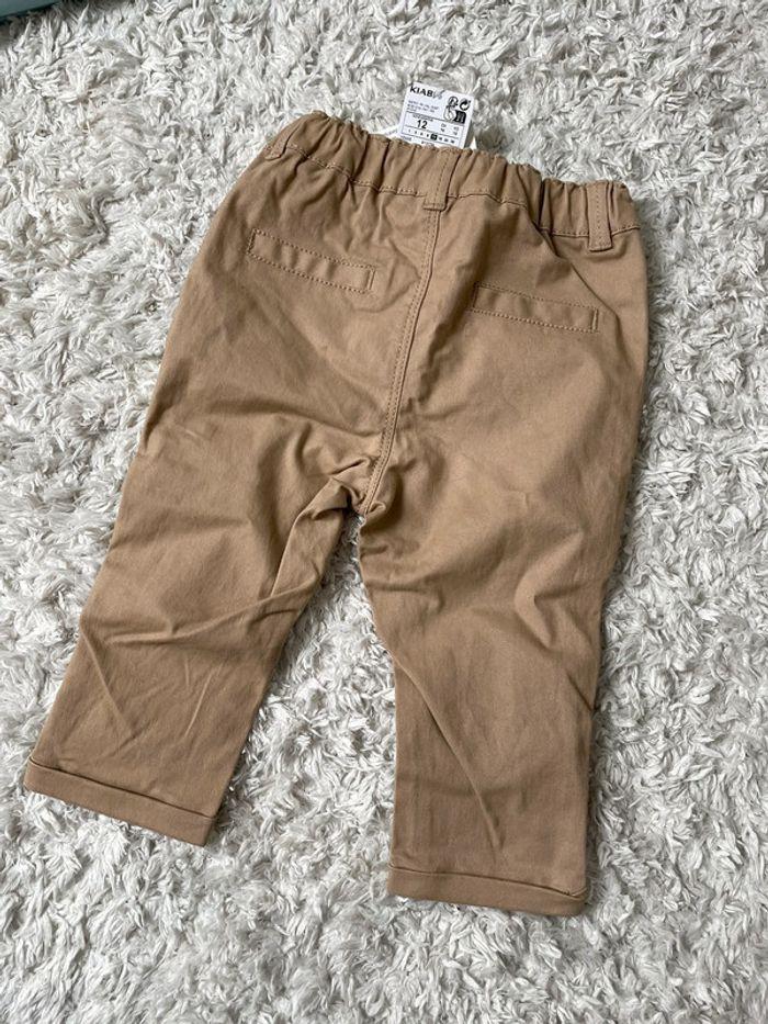 Pantalon beige 12 mois - photo numéro 3