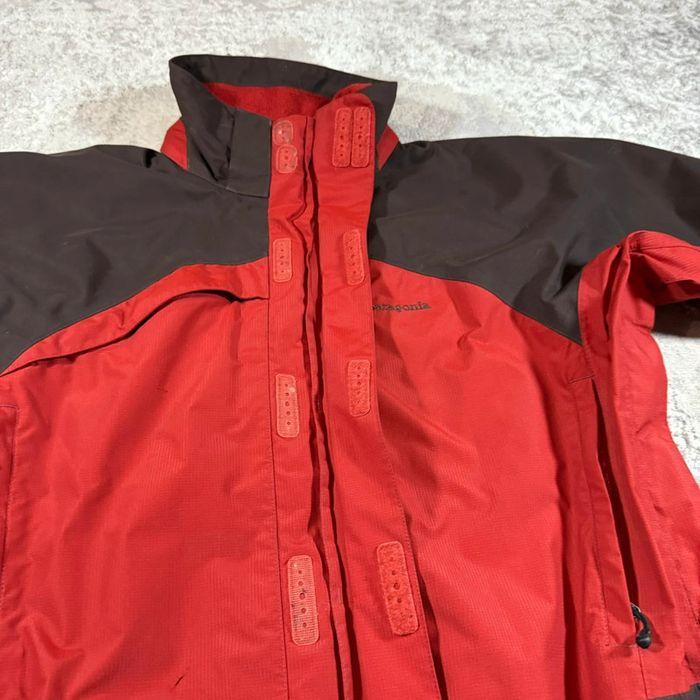 Veste de Ski / Snowboard Patagonia Gore-Tex Vintage Marron & Rouge - photo numéro 8