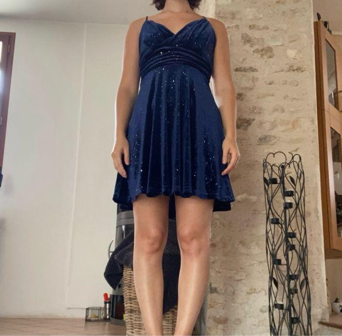 Robe bleu nuit paillettée Shein - photo numéro 1