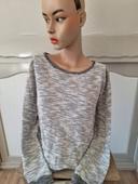 Pull chemise gris femme XL