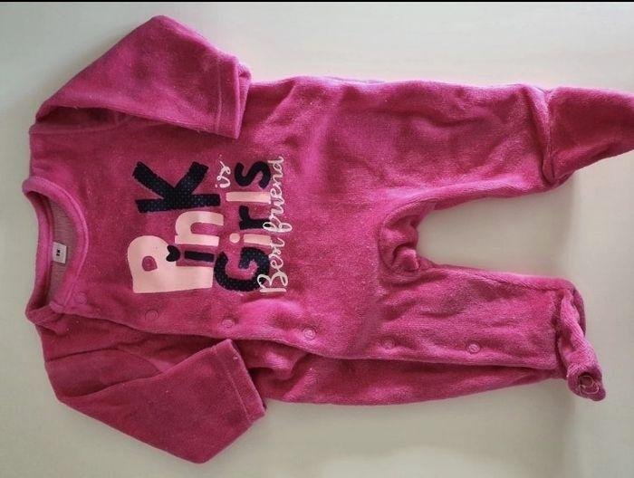 Lot 5 pyjamas en velours bébé - photo numéro 6