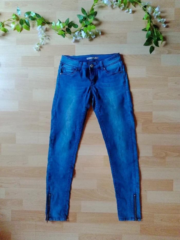 Jeans skinny zippé Femme - photo numéro 1