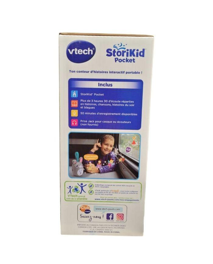 Conteur d'histoires VTECH Storikid Pocket gris 3/8 ans - photo numéro 4