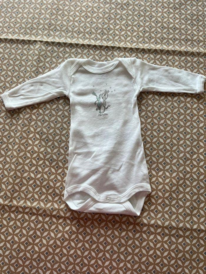 Lot Body petit bateau 1 mois - photo numéro 3