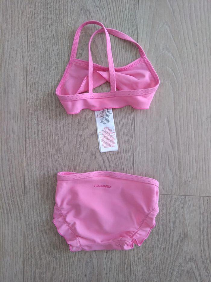 Maillot de bain 2 pièces rose Decathlon 6 mois - photo numéro 2