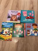 Lot 6 livres d’éveil pour les petits - très bon états